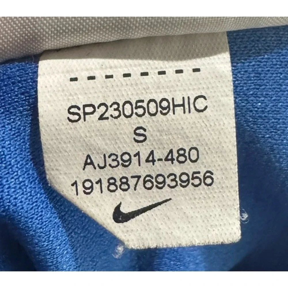 Nike Mens Small Blue Dri-FIT Athletic Gym Training Shorts AJ3914-480